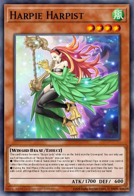 Harpie Harpist Yu-Gi-Oh card