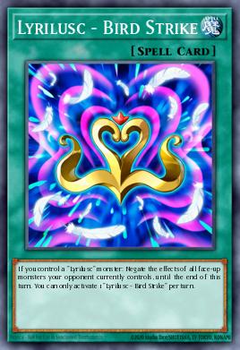 Lyrilusc - Bird Strike Yu-Gi-Oh card