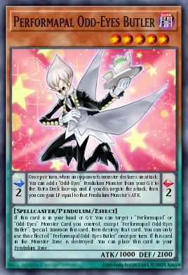 Performapal Odd-Eyes Butler Yu-Gi-Oh card