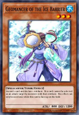 Geomancer of the Ice Barrier Yu-Gi-Oh card