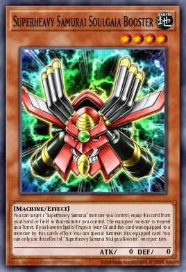 Superheavy Samurai Soulgaia Booster Yu-Gi-Oh card