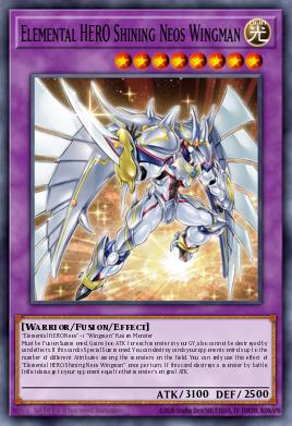 Elemental HERO Shining Neos Wingman Yu-Gi-Oh card