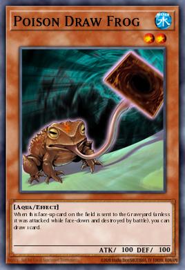 Poison Draw Frog Yu-Gi-Oh card
