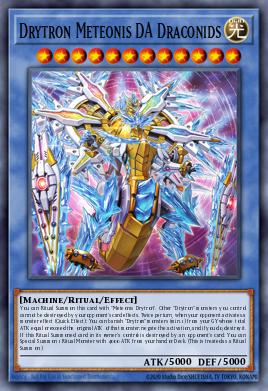 Drytron Meteonis DA Draconids Yu-Gi-Oh card