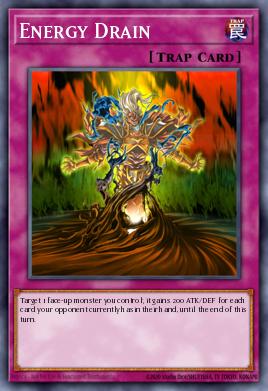 Energy Drain Yu-Gi-Oh card