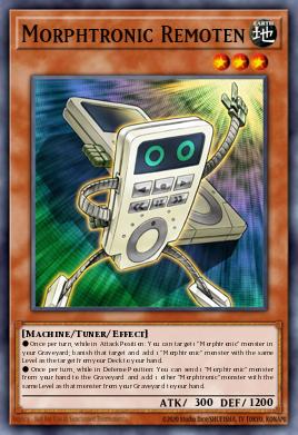Morphtronic Remoten Yu-Gi-Oh card