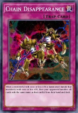 Chain Disappearance Yu-Gi-Oh card