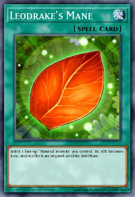 Leodrake's Mane Yu-Gi-Oh card