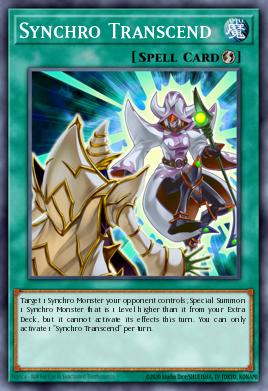 Synchro Transcend Yu-Gi-Oh card