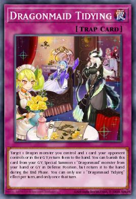 Dragonmaid Tidying Yu-Gi-Oh card