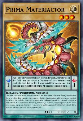 Prima Materiactor Yu-Gi-Oh card