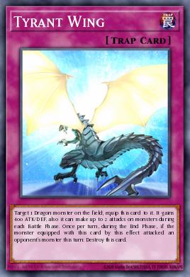 Tyrant Wing Yu-Gi-Oh card