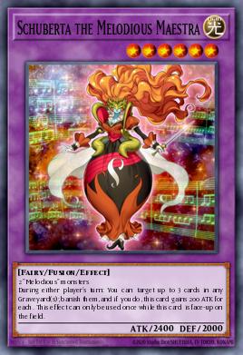 Schuberta the Melodious Maestra Yu-Gi-Oh card