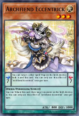 Archfiend Eccentrick Yu-Gi-Oh card