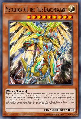 Metaltron XII, the True Dracombatant Yu-Gi-Oh card