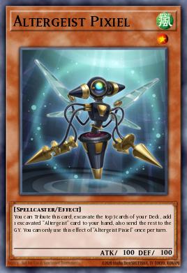 Altergeist Pixiel Yu-Gi-Oh card