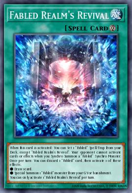Fabled Realm's Revival Yu-Gi-Oh card