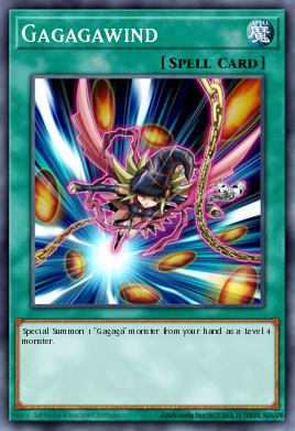 Gagagawind Yu-Gi-Oh card