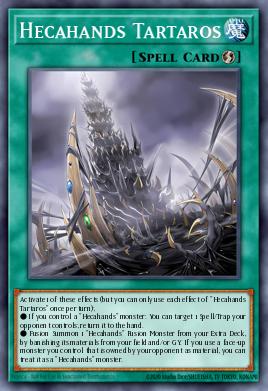 Hecahands Tartaros Yu-Gi-Oh card