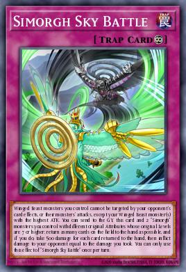 Simorgh Sky Battle Yu-Gi-Oh card