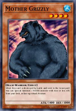 Mother Grizzly Yu-Gi-Oh card