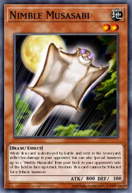 Nimble Musasabi Yu-Gi-Oh card