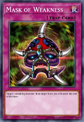 Mask of Weakness Yu-Gi-Oh card