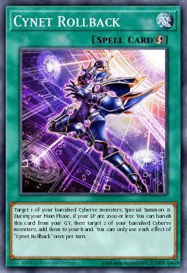 Cynet Rollback Yu-Gi-Oh card
