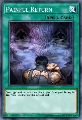 Painful Return Yu-Gi-Oh card