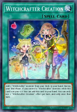 Witchcrafter Creation Yu-Gi-Oh card