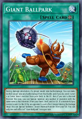 Giant Ballpark Yu-Gi-Oh card