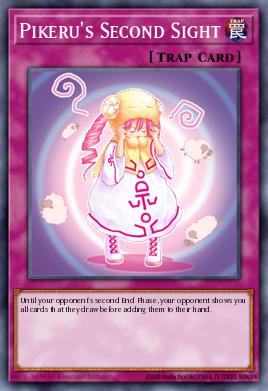 Pikeru's Second Sight Yu-Gi-Oh card