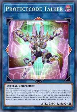 Protectcode Talker Yu-Gi-Oh card