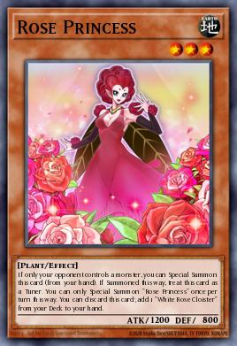 Rose Princess Yu-Gi-Oh card