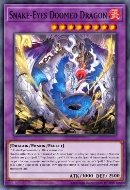 Snake-Eyes Doomed Dragon Yu-Gi-Oh card