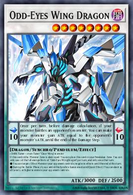 Odd-Eyes Wing Dragon Yu-Gi-Oh card