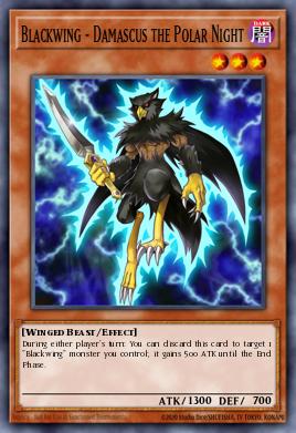 Blackwing - Damascus the Polar Night Yu-Gi-Oh card