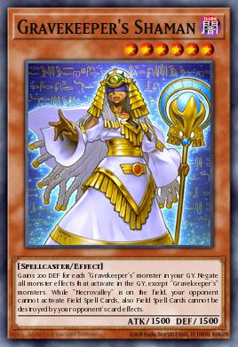 Gravekeeper's Shaman Yu-Gi-Oh card