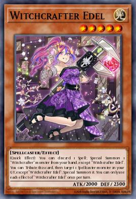 Witchcrafter Edel Yu-Gi-Oh card