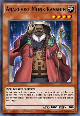 Anarchist Monk Ranshin Yu-Gi-Oh card