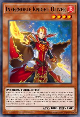 Infernoble Knight Oliver Yu-Gi-Oh card