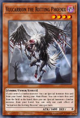 Vulcarrion the Rotting Phoenix Yu-Gi-Oh card