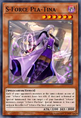 S-Force Pla-Tina Yu-Gi-Oh card