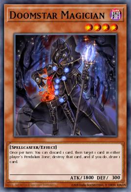 Doomstar Magician Yu-Gi-Oh card