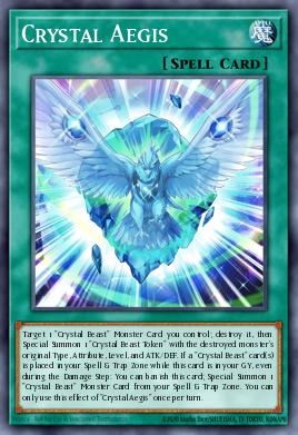 Crystal Aegis Yu-Gi-Oh card