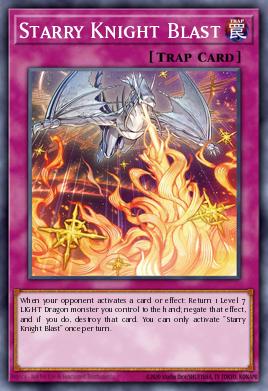 Starry Knight Blast Yu-Gi-Oh card