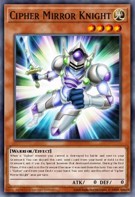 Cipher Mirror Knight Yu-Gi-Oh card