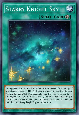 Starry Knight Sky Yu-Gi-Oh card