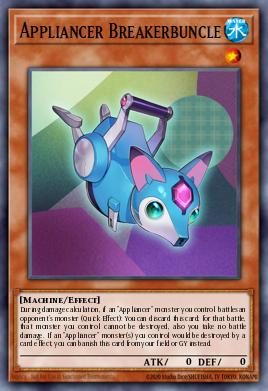 Appliancer Breakerbuncle Yu-Gi-Oh card