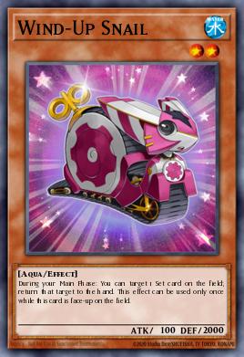 Wind-Up Snail Yu-Gi-Oh card